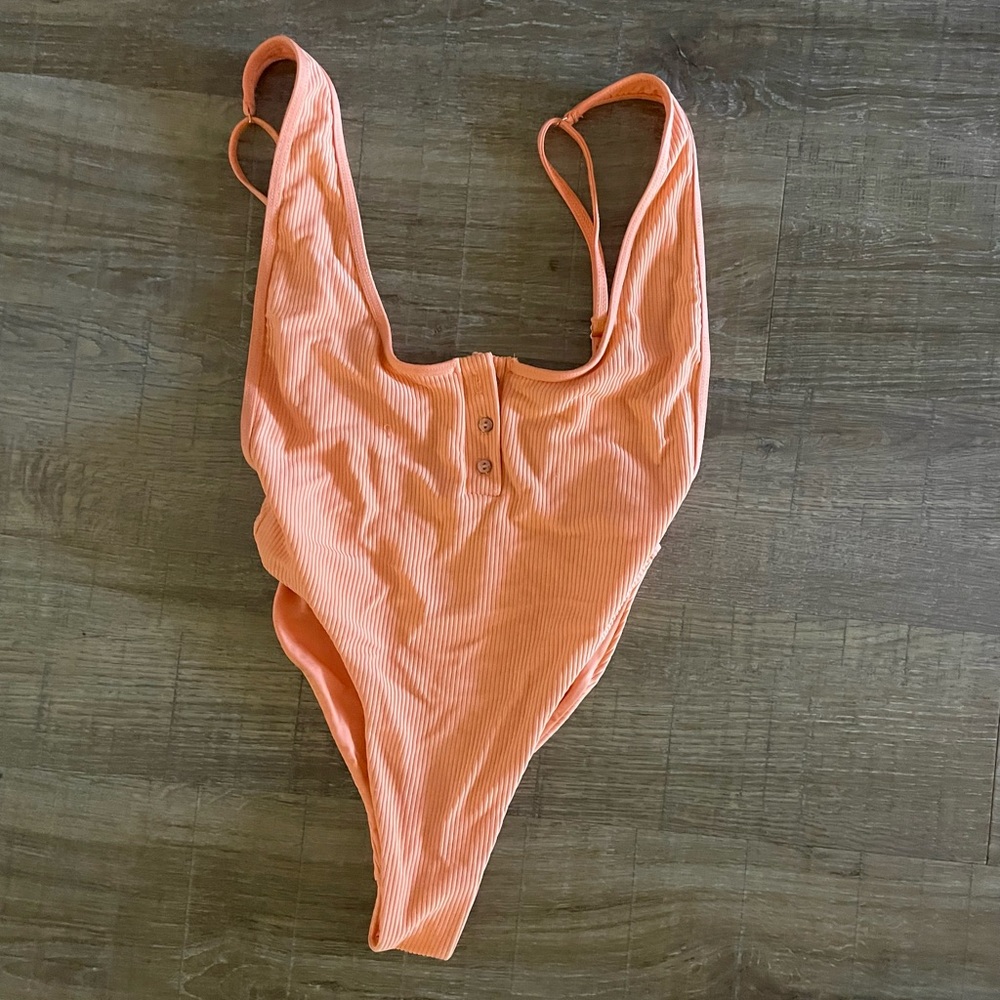 Frankie’s bikinis orange Adele one piece